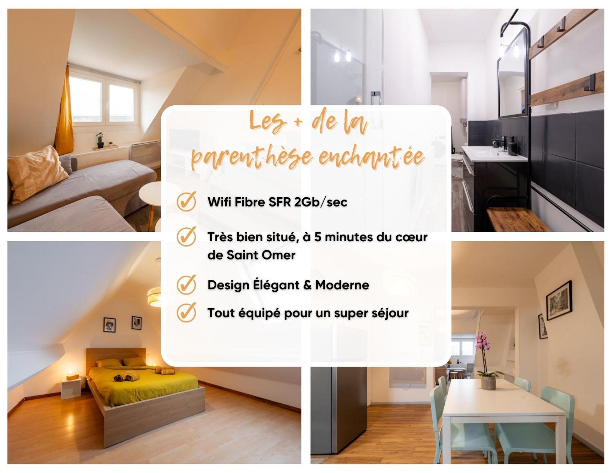 Duplex La Parenthese Enchantee Saint-Omer  Bagian luar foto
